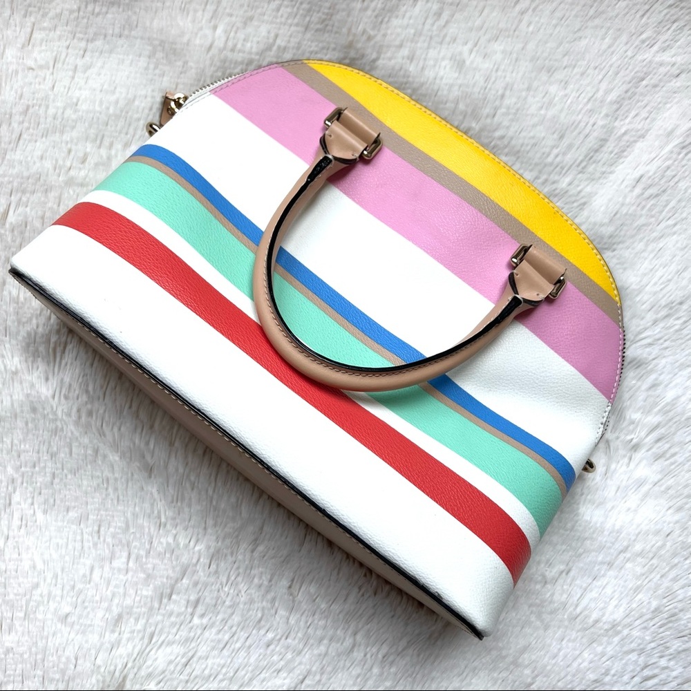 Kate Spade Multicolor Striped Satchel - Picture 6 of 12